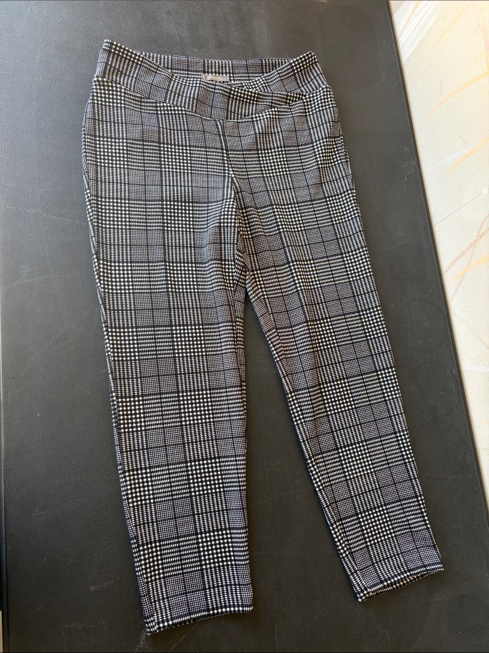 Maurices Black & White Glen Plaid Trousers